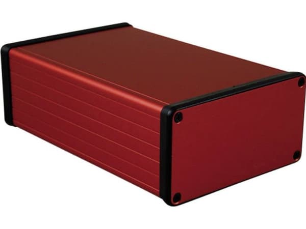 Hammond Electronics 1455N1601RD Profiilikaappi 160 x 103 x 53 Alumiini Rød 1 stk 1 stk