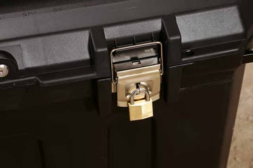 Stanley MOBILE Job Chest, Tralle, Metall, Plast, Sort