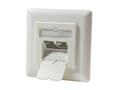 Miniatyrbild 3 av 5: LogiLink NP0021, RJ-45, STP, 6a, Metallisk, Vit, ISO/IEC 11801, TIA/EIA 568B.2-10, 80 mm