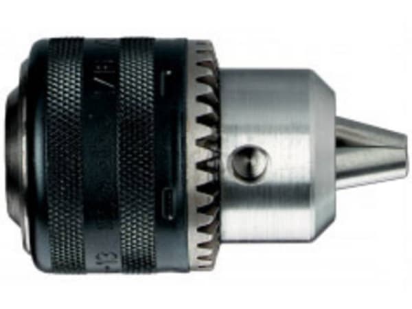 Metabo 635058000, Nøkkeldrevet chuck, 5 mm, 2 cm, B22, 6,5 cm, Sort, Rustfritt stål