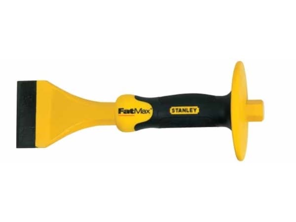 Stanley 4-18-330, Spademeisel, Kromvanadiumstål, Sort, Gult, 255 mm, 55 mm, 1 kg