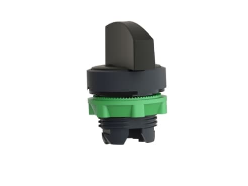 Schneider Electric ZB5, Nappi, Musta, IP67, IK06, Luokan II, 17 g