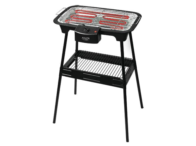 Adler AD 6602, 2000 W, Grill, Elektrisk, Bordsskiva, Grid, Svart