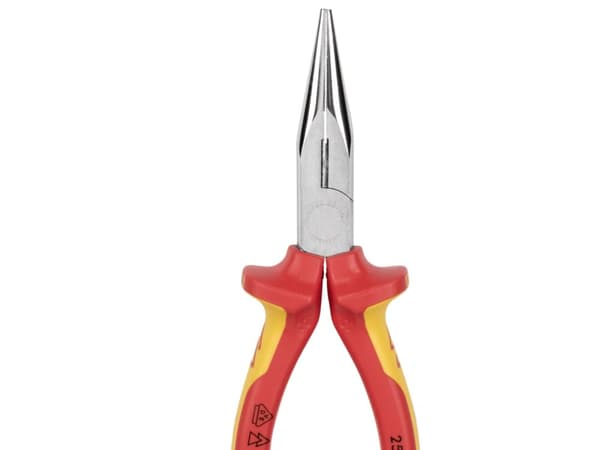 Knipex 25 06 160, Diagonal tang, Kromvanadiumstål, Plast, Oransje, Rød, 160 mm, 146 g
