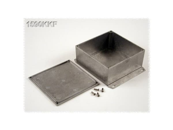 Hammond Electronics 1590KKFBK Universalkabinet 125 x 125 x 56 Aluminium Sort 1 stk