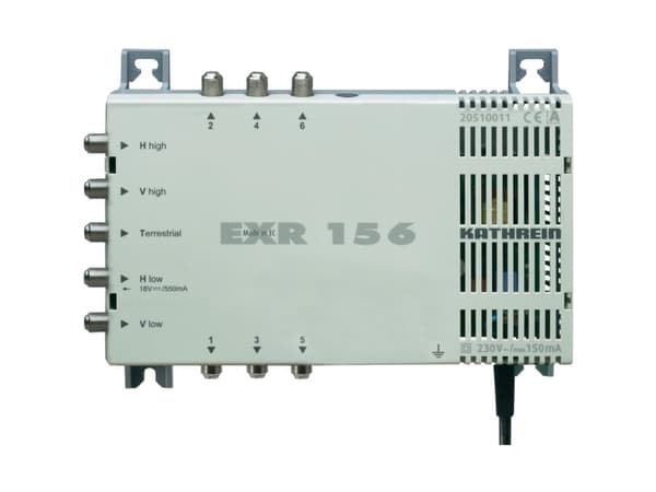 Kathrein EXR 156, Grå, 47 - 862 MHz, 25 mA, 650 g, -20 - 55 °C, 215 x 148 x 43 mm
