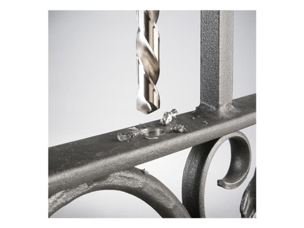 kwb 205840, Drill, Drill bit set, Høyrehåndsrotasjon, Strykejern, Plast, Profil, Blad metall, 135°, Høy-Hastighets Stål (HHS)