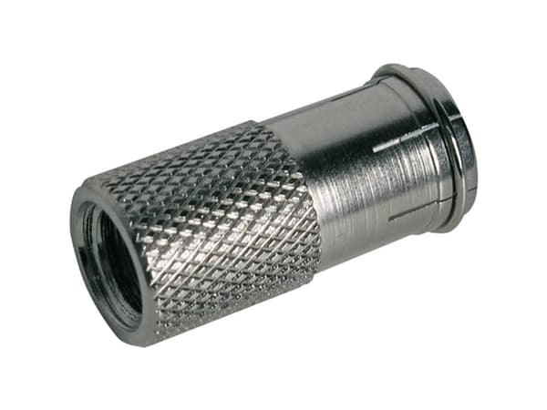 Schwaiger FSQ7002531, F-typ, Silver, 2 styck