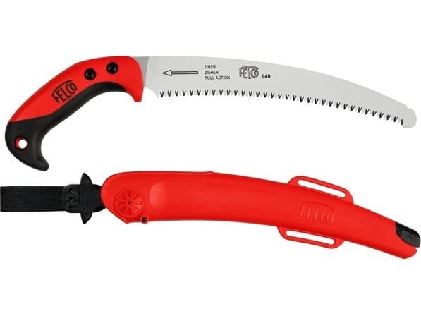 Felco 640, Puu, Terästä, Musta, Metallinen, Punainen, Black,Red, 1 kpl, 27 cm