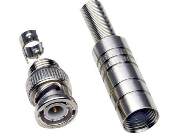 BKL Electronic 0401280 BNC-liitin Liitin, suora 50 Ohm 1 kpl