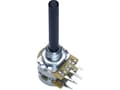 Miniatyrbild 2 av 2: Potentiometer Service 9908 Drejepotentiometer Stereo 0.4 W 100 kΩ 1 stk