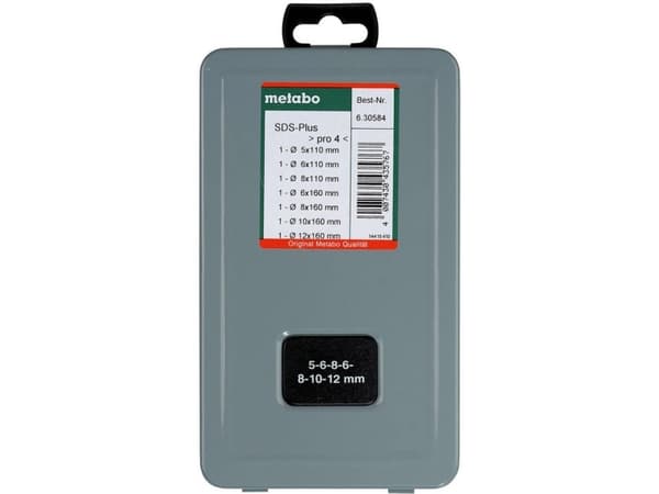 Metabo 630584000 betongspiralbor 7 dele 5 mm, 6 mm, 8 mm, 10 mm, 12 mm 7 stk.