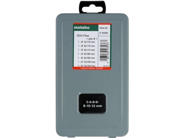 Metabo 630584000 betongspiralbor 7 dele 5 mm, 6 mm, 8 mm, 10 mm, 12 mm 7 stk.