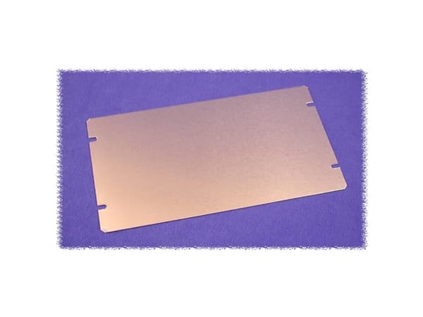 Hammond Electronics 1434-1410 Bundplade 356 x 254 x 1 Aluminium Natur 1 stk