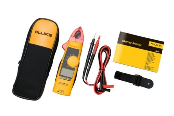 Fluke 365, CAT III 600V, 275 g, Musta, Punainen, Keltainen