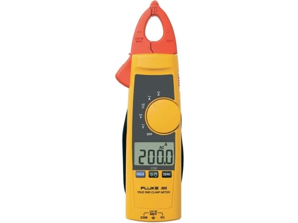 Fluke 365, CAT III 600V, 275 g, Musta, Punainen, Keltainen
