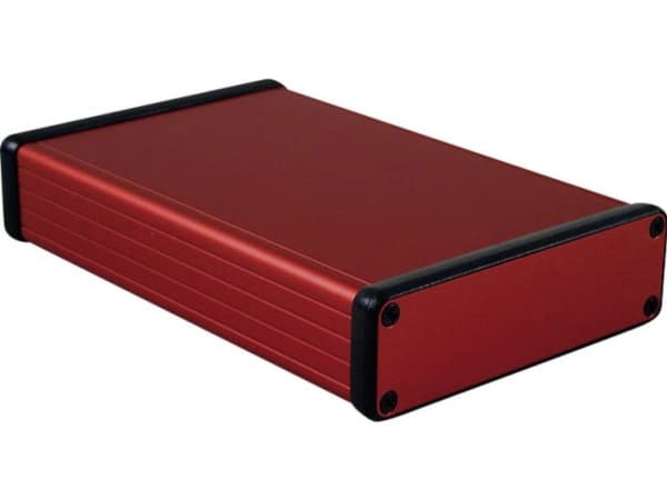 Hammond Electronics 1455L1601RD Profiili-kaappi 160 x 103 x 30.5 Alumiini Rød 1 stk 1 stk