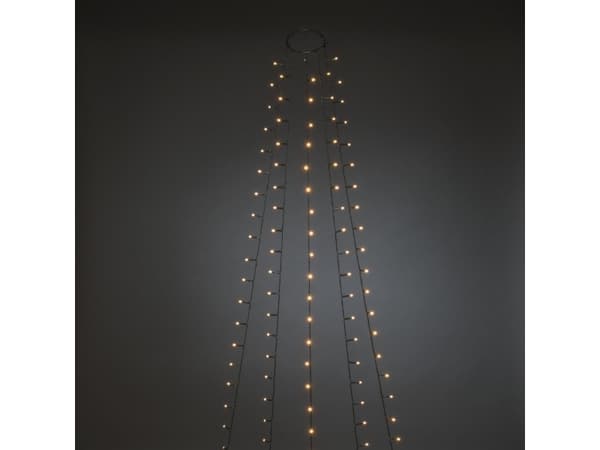 Konstsmide 6487-870, Dekorativ lyskjede, Grønn, Plast, Polyvinylklorid (PVC), IP20, 24 timer, Grønn Grønn