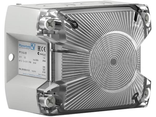 Pfannenbergin salamavalaisin PY X-S-05 24V DC CL 7035 Kirkas 24 V/DC