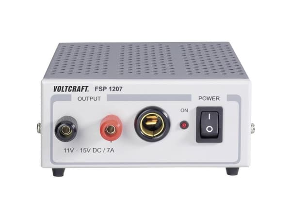 VOLTCRAFT FSP 1207 Laboratorieaggregat, fast spänning 11 - 15 V/DC 7 A 105 W Antal utgångar 1 x