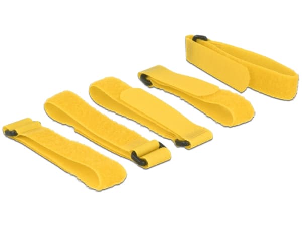 DeLOCK 18708, Keltainen, 20 mm, 300 mm, 5 kpl