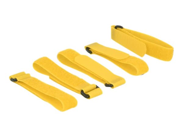 DeLOCK 18708, Keltainen, 20 mm, 300 mm, 5 kpl