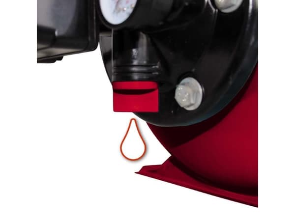 Einhell GC-WW 6538, 650 W, AC, 3,6 Bar, 3800 l/h, IPX4, Svart, Röd