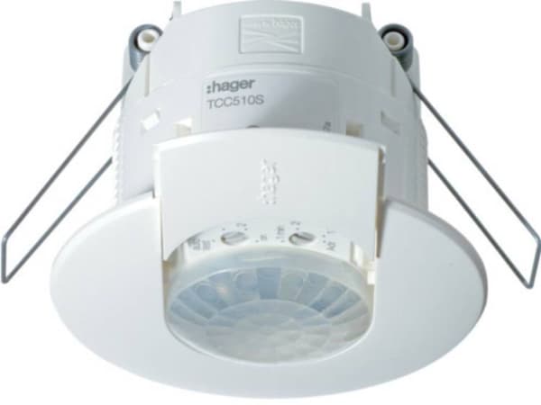 Hager TCC510S, -10 - 45 °C, Valkoinen, ABS-synteettinen, 1 kpl