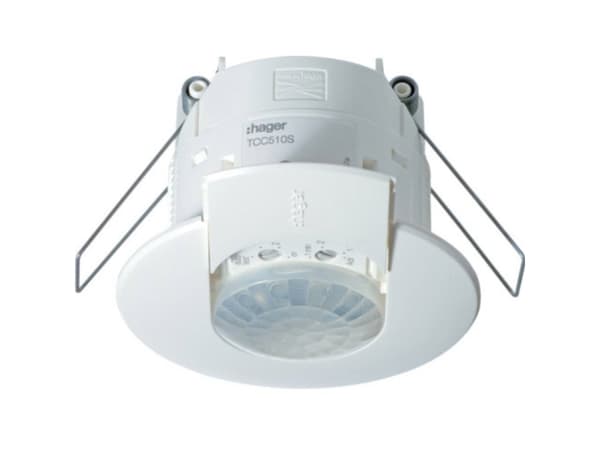 Hager TCC510S, -10 - 45 °C, Valkoinen, ABS-synteettinen, 1 kpl