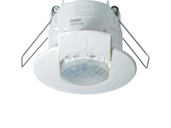 Hager TCC510S, -10 - 45 °C, Valkoinen, ABS-synteettinen, 1 kpl