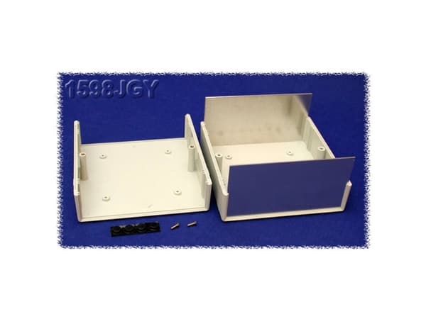 Hammond Electronics 1598JGY Instrumenttikaappi 280 x 200 x 76 ABS Grå 1 stk Hammond Electronics 1598JGY Instrumenttikaappi 280 x 200 x 76 ABS Grå 1 s