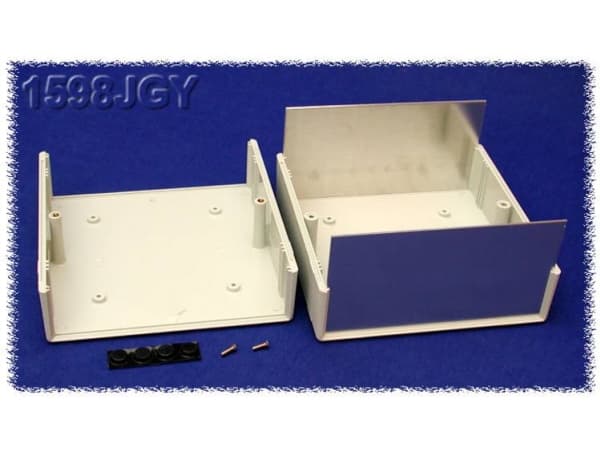 Hammond Electronics 1598JGY Instrumenttikaappi 280 x 200 x 76 ABS Grå 1 stk Hammond Electronics 1598JGY Instrumenttikaappi 280 x 200 x 76 ABS Grå 1 s