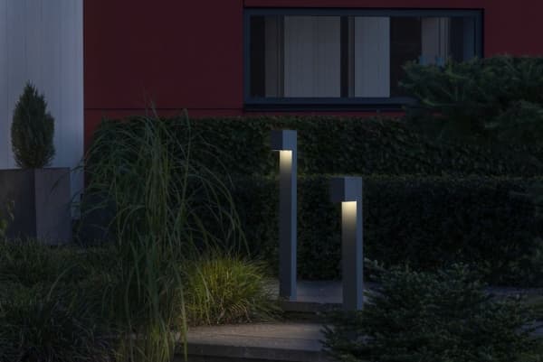 Konstsmide 7999-370, Antrasitt, Grå, Aluminium, IP54, 1 ampuller, 30000 timer, 3000 K