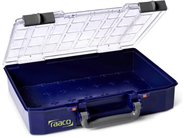 raaco CarryLite 80 4x8-0, Blå, Polykarbonat, Polypropylen (PP), 337 mm, 278 mm, 79 mm, 704 g