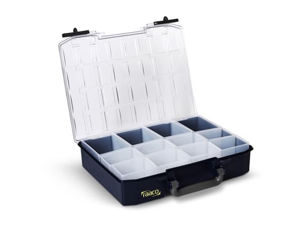 raaco CarryLite 80 4x8-0, Blå, Polykarbonat, Polypropylen (PP), 337 mm, 278 mm, 79 mm, 704 g