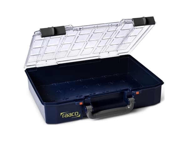 raaco CarryLite 80 4x8-0, Blå, Polykarbonat, Polypropylen (PP), 337 mm, 278 mm, 79 mm, 704 g