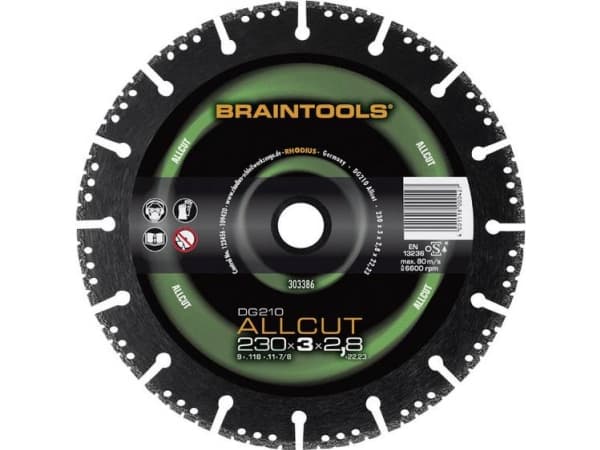 Rhodius 303391 DG 210 ALLCUT Diamantskiva Diameter 230 mm Invändig diameter 22,23 mm 1 st