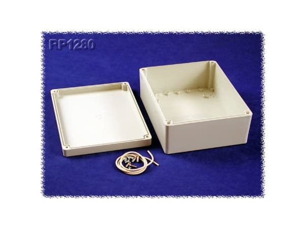 Hammond Electronics RP1280 Universalkabinet 186 x 146 x 75 Polykarbonaatti Grå 1 stk