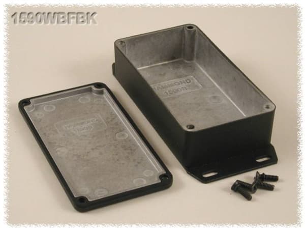 Hammond Electronics 1590WBFBK Yleiskaappi 111,5 x 59,5 x 31 Alumiini Musta 1 kpl