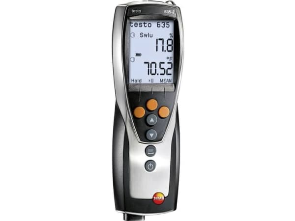 testo 635-2 Luftfugtighedsmåler (hygrometer) 0 % rF 100 % rF Dataloggerfunktion