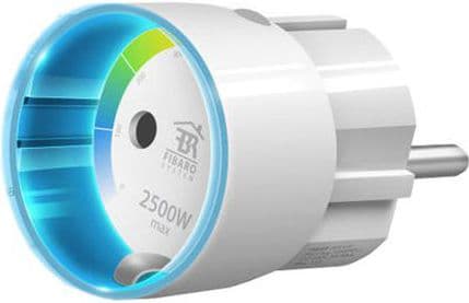 Fibaro Wall Plug FGWPF-102 ZW5 - Smart kontakt - trådlös - Z-Wave, Z-Wave Plus - 868.42 MHz, 908.4 MHz, 916 MHz, 921.4 MHz, 869 MHz, 919.8 MHz, 869.8