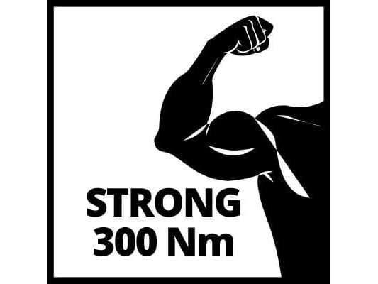 Einhell CC-IW 450, Iskuväännin, Alumiini, Musta, Punainen, 2600 RPM, 300 Nm, 100 dB, AC