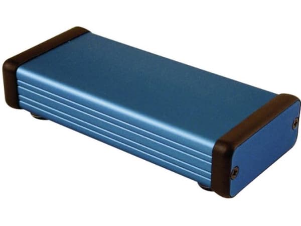 Hammond Electronics 1455C1201BU Universalkabinetti 120 x 54 x 23 Alumiini Blå 1 stk 1 stk