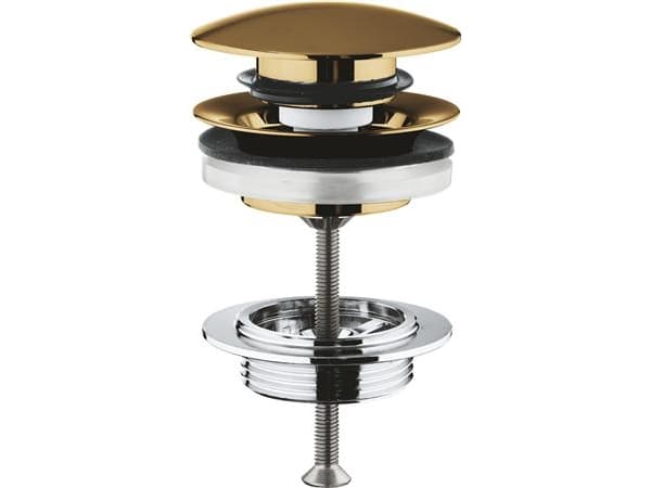 Grohe push up bottenventil - Borstad Cool Sunrise