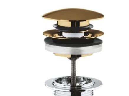 Grohe push up bottenventil - Borstad Cool Sunrise