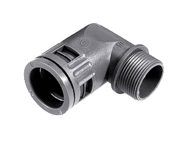 Lapp SILVYN 55501180, Rörböj, Grå, Polyamid, Metrisk, M25, IP68, IP69