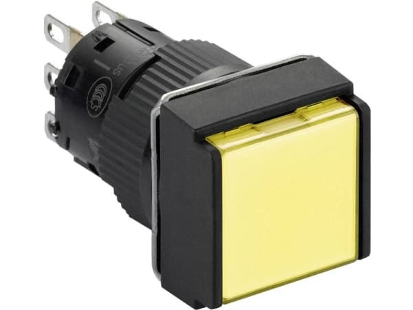 Schneider Electric GmbH Valaistu painike, keltainen ilman salpaa, 12V, 1W X (XB6ECW5J1P) (XB6ECW5J1P) (XB6ECW5J1P)