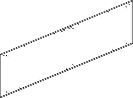 CUBIC Dörr med ett handtag 3 x 10 modul, 566 x 1910 mm BxH
