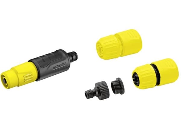 Kärcher - Sprøytedyse og koblingssett - med vannstopp - passer til 13 mm (1/2"), 15 mm (5/8") og 19 mm (3/4") slanger