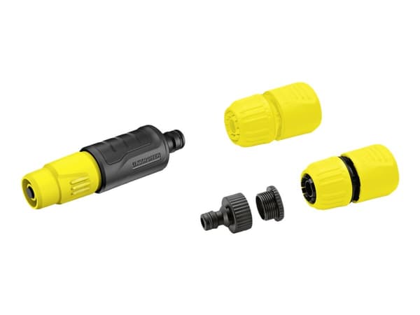 Kärcher - Sprøytedyse og koblingssett - med vannstopp - passer til 13 mm (1/2"), 15 mm (5/8") og 19 mm (3/4") slanger